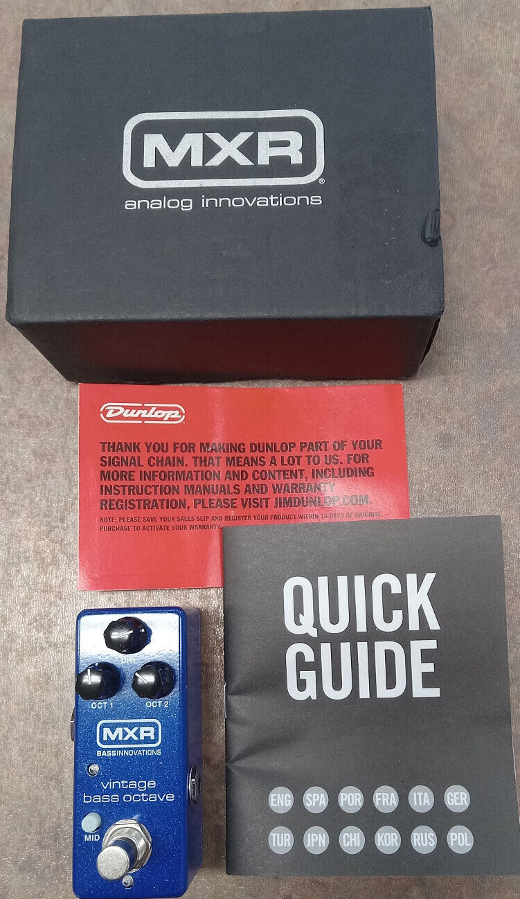 MXR Vintage Bass Octave M280 美品！ MXR M280 Vintage Bass Octave Mini Pedal | Sweetwater