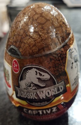 JURASSIC WORLD CAPTIVZ EGG Clash  Dinosaurs In Slime