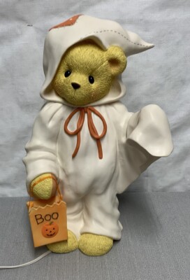 Cherished Teddies Ghost Bear Treat Bag 16  Halloween Blow Mold Priscilla Hillman