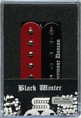Seymour Duncan Black Winter Neck Pickup - RED/BLACK ZEBRA
