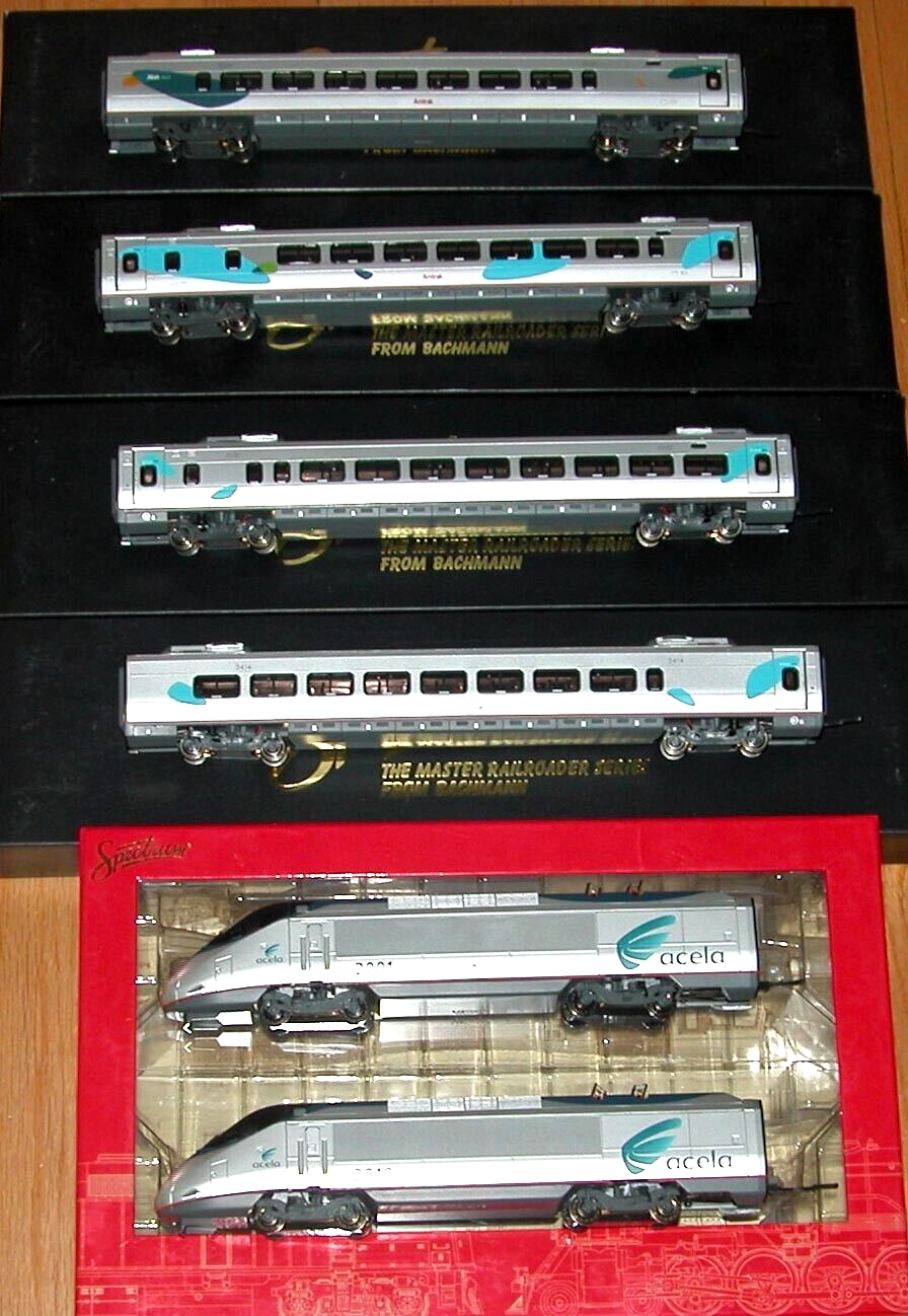 HOゲージ Acela Express 6両セット(BACHMANN) HOゲージ Acela Express 6両セット(BACHMANN) BACHMANN AMTRAK