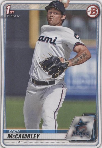 2020 Bowman Draft - Zach McCambley #BD-112