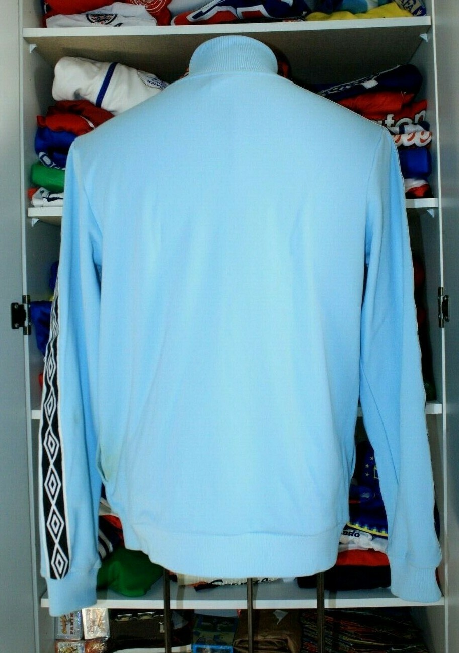 VTG UMBRO MANCHESTER MAN CITY RETRO SOCCER JACKET FOOTBALL TOP SIZE MENS LARGE
