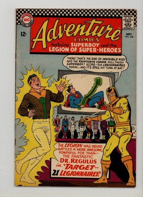 Adventure Comics 348 VG/F 1st Appearance Dr. Regulus 1966