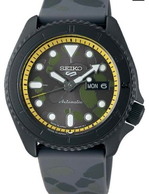 Pre-owned Seiko Unused  5 Sports One Piece Collaboration Sbsa155 Limited Edition