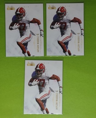 2021 Wild Card Matte White Jaylen Waddle Rookie lot (3) Miami Dolphins RC