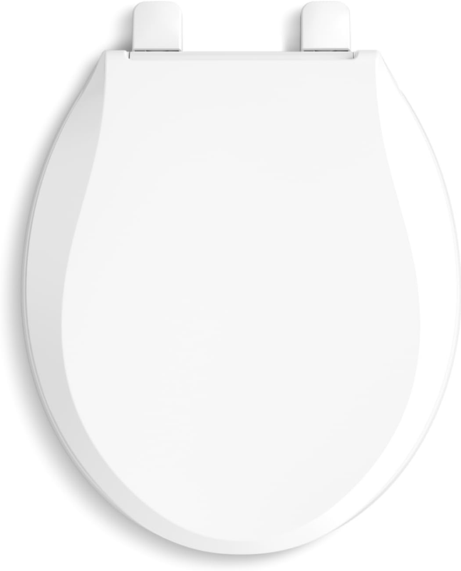 4639-RL-47 Cachet READYLATCH Quiet Close round Toilet SEAT, Almond