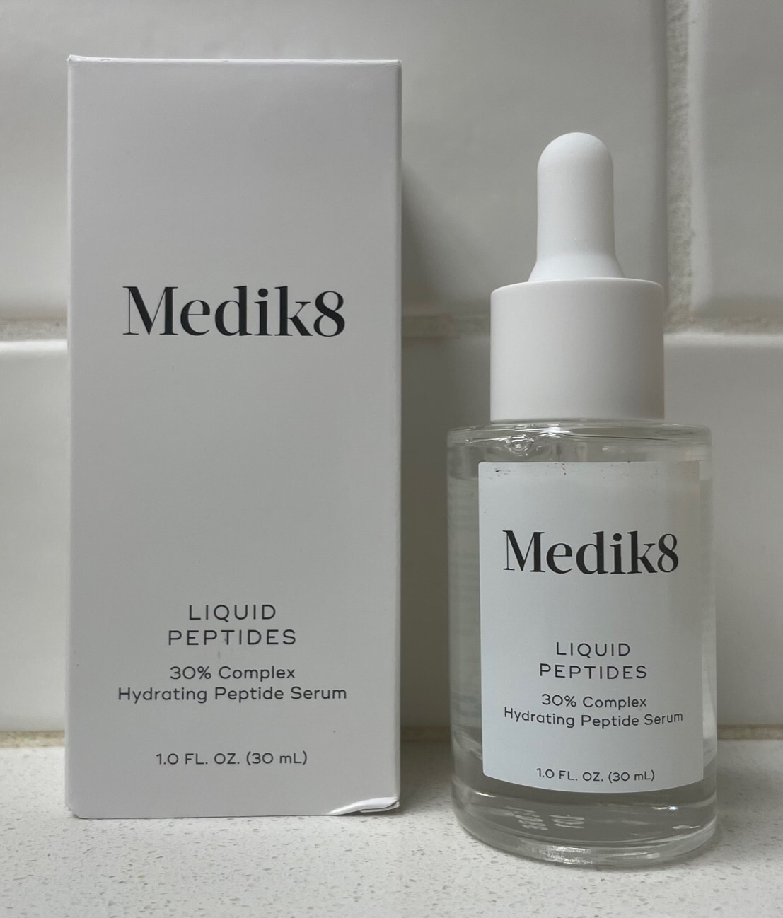 MEDIK8 - LIQUID PEPTIDES SERUM - FULL SIZE 30ml / 1oz - BRAND NEW IN BOX