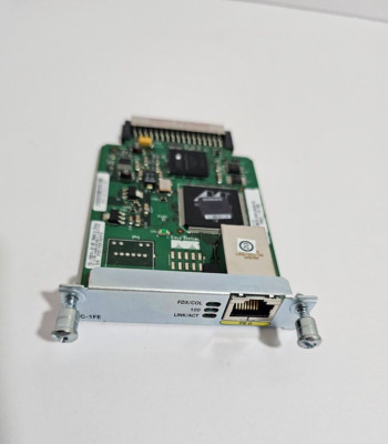 Cisco HWIC-1FE 1-Port Fast Ethernet High-Speed WAN Interface Card Tested
