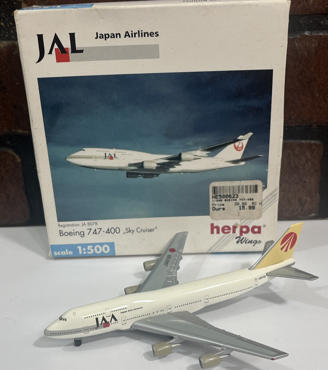 Japan Airlines JAL Boeing 747-400 1:500 Airplane | eBay