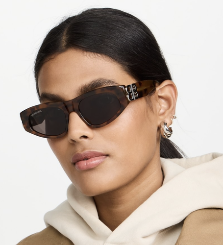BALENCIAGA BALENCIAGA BB0095S-024 HAVANA SUNGLASSES