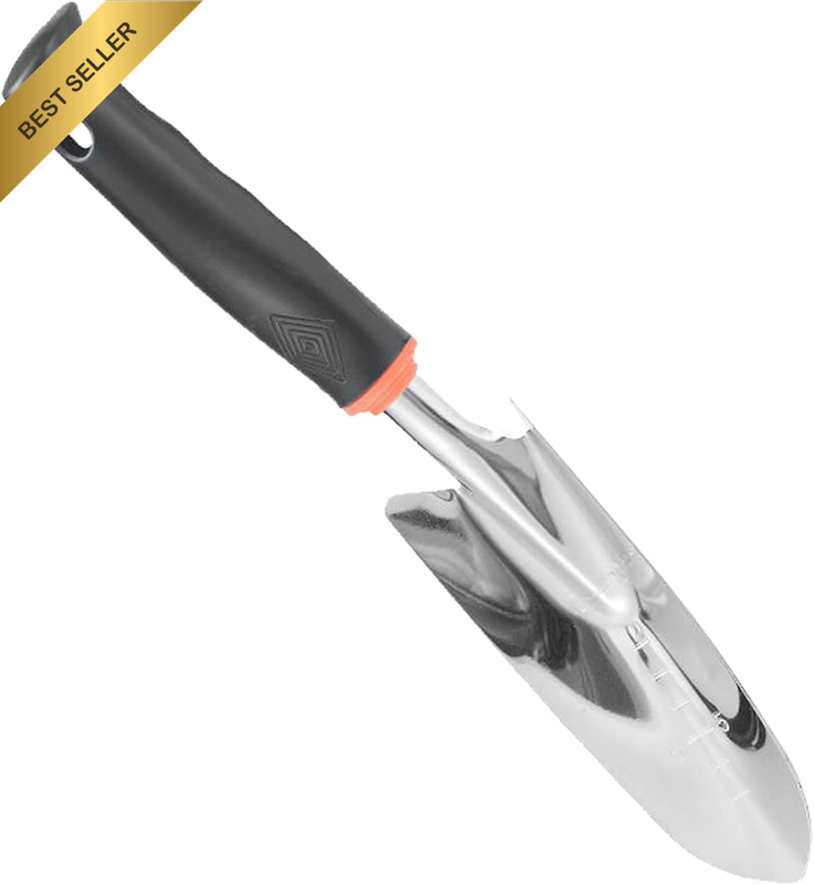 Garden Shovel Stainless Steel Garden Trowel Hand Shovel anti Slip Small Spade Sh
