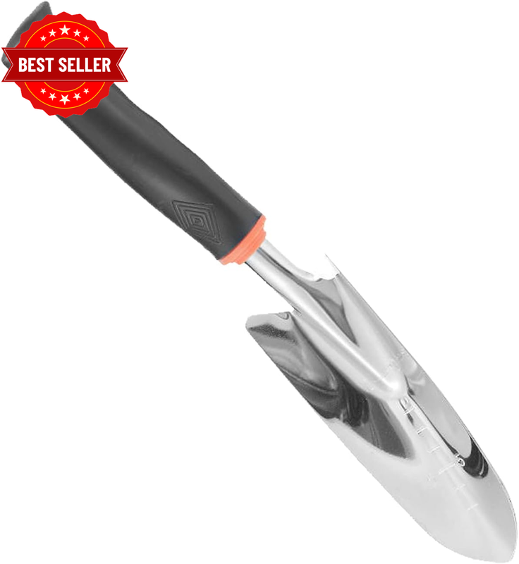 Garden Shovel Stainless Steel Garden Trowel Hand Shovel anti Slip Small Spade Sh