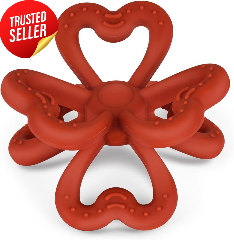 Teether Clover Silicone Copper Food Grade