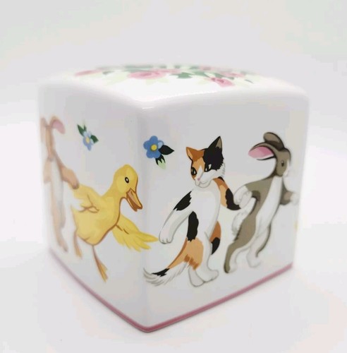 Vintage 1992 Tiffany & Co Kids Playground Ceramic Coin Bank