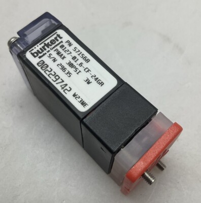 Burkert 571568 Solenoid Valve 30psi 3 Watt