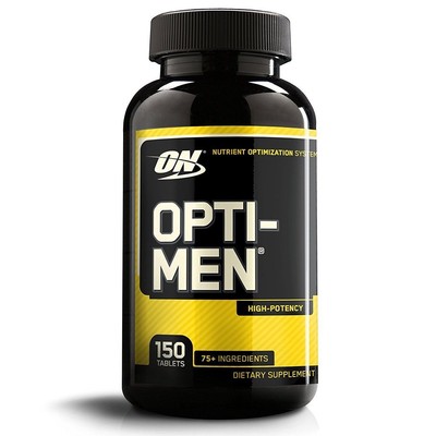 Optimum OPTI-MEN Multi-Vitamin Vitamin D Amino Acids B-Complex 150 tablets
