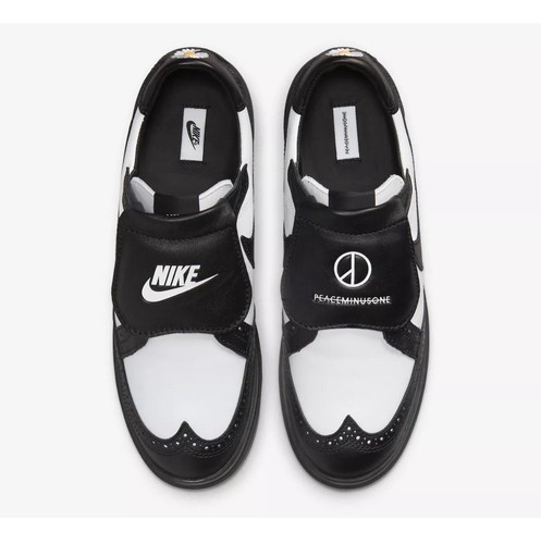 NIKE X PEACEMINUSONE KWONDO 1 PANDA BLACK WHITE SZ 13 G