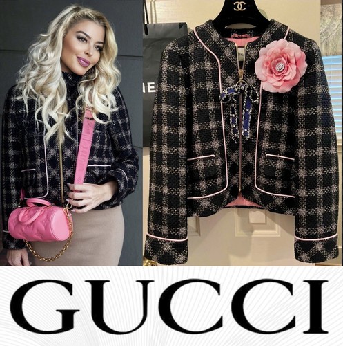 【定価40万円】超美品／GUCCIコート42 ツイード 定価40万円】超美品／GUCCIコート42 ツイード - メルカリ