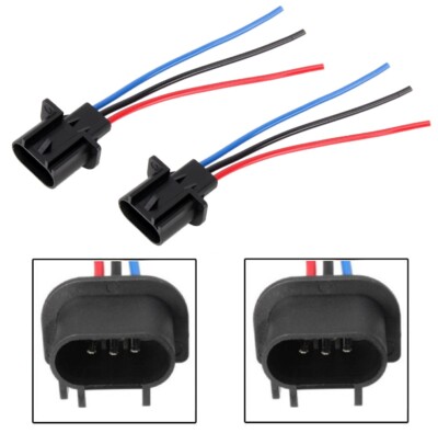 Wire Pigtail Male 9008 H13 Two Harness Head Light Replace