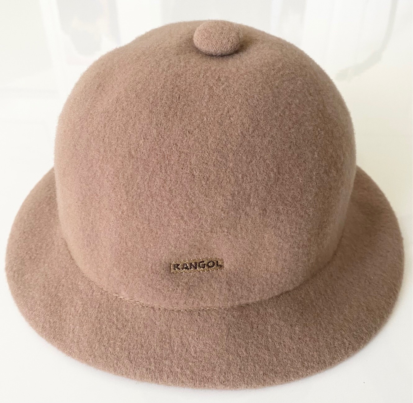 

KANGOL Heritage Светло-коричнево-коричневый винтажная шляпа-ведро в стиле сафари из смесовой шерсти БОЛЬШАЯ