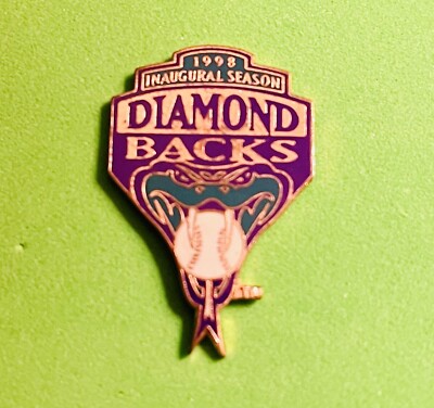 ARIZONA DIAMONDBACKS MLB 1998 Inaugural Pin MLB  Baseball Licensed Ship USA only
