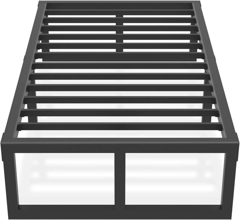 18 Inch Queen Bed Frame,3500 Lbs Heavy Duty Metal Platform, Steel Slats Support/