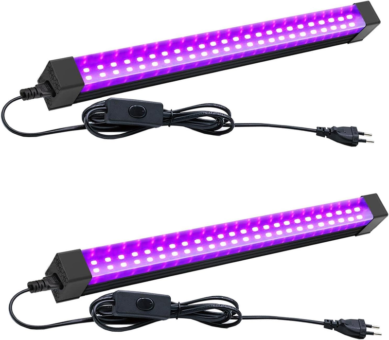 2 Stücke 15W Schwarzlichtlampe, UV Schwarzlicht Röhre, LED Schwarzlicht Lamp, 39