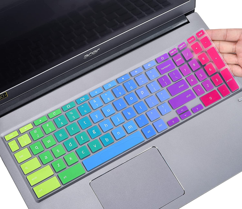 Colorful Keyboard Cover Skin for Acer Chromebook 15 315 CB315 715 CB715 15.6 Inc