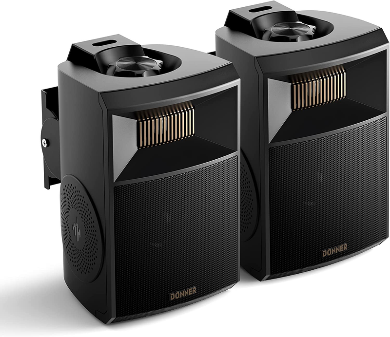 Outdoor Passive Speakers (Pair) - 4.5" Waterproof Wall Mount