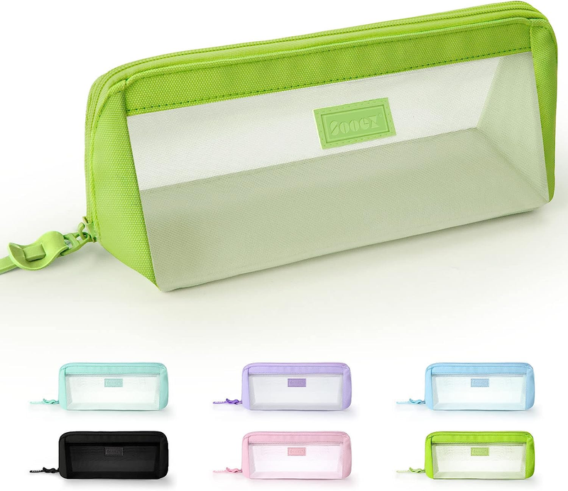 Case, Big Capacity Clear Pencil Pouch Pen Bag With Zipper