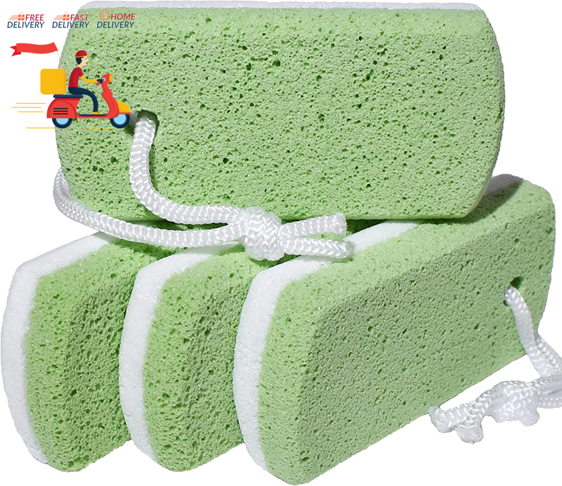 Dr. Entre'S Pumice Stone for Feet 4 Pack: Callus Remover, Dead Skin Scraper, Exf