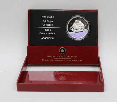 2005  RCM Canada $20 Tall Ship Series .999 Silver Proof Coin OGP & COA #1831 F