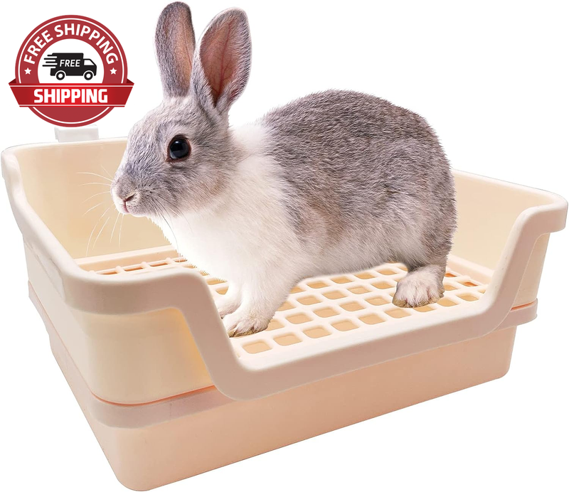 Extra Large Rabbit Litter Box Small Animal Potty Trainer Huge Bunny Litter Pan P