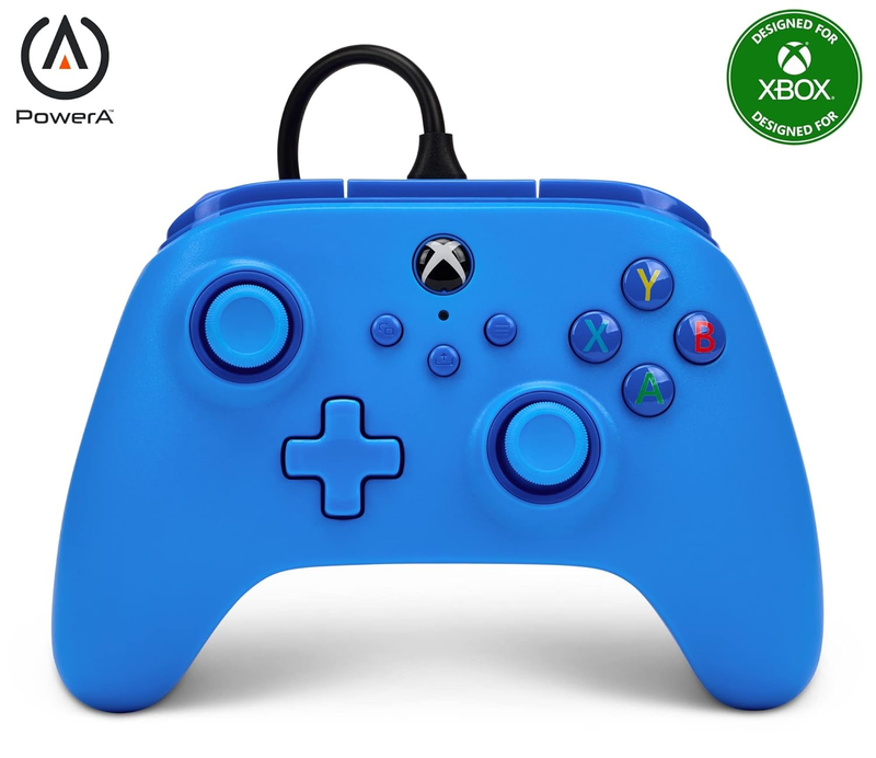 Wired Controller for Xbox Series X|S - Blue, Gamepad, Video Game/Gaming Controll