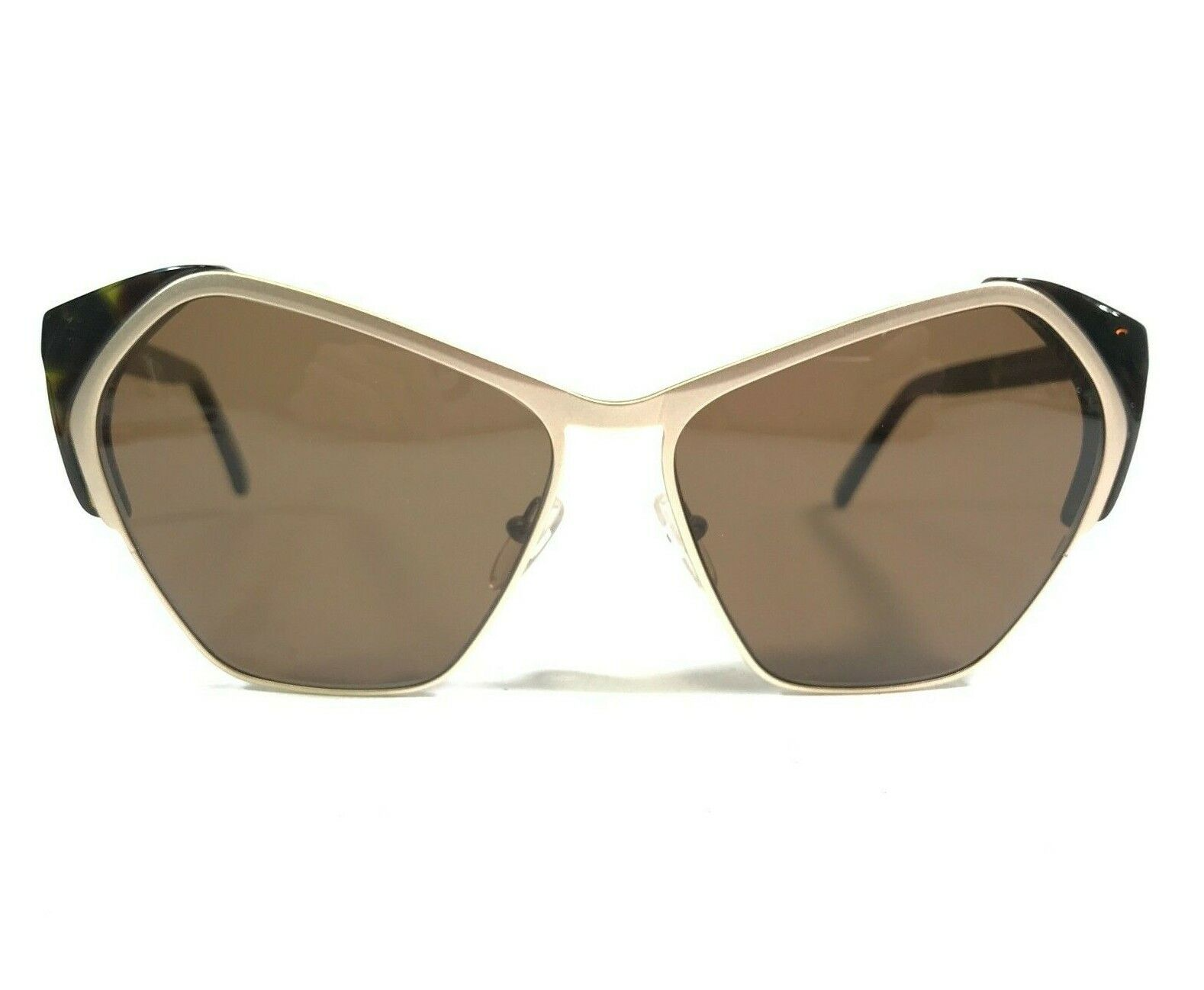 Andy Wolf Sunglasses POWER col.b Brown Gold Oversized Cat Eye ...