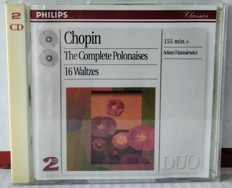 Philips 462 874-2 Chopin Complete Polonaises 16 Waltzes Harasiewicz Germany Cd