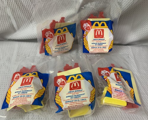 Lot of (5) McDonalds Vintage 1994 Circus Ronald Balancing