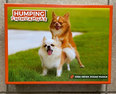 Better Me Humping Chihuahuas 1000 Piece Puzzle Dog Gag Gift 2019--NEW