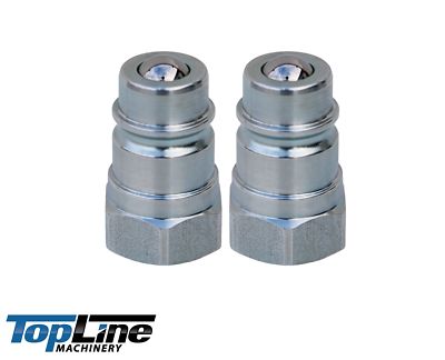 TL38-M 1/2'' NPT Thread Ag Quick Connect Coupler Ball Valve Tractor (pack of 2)