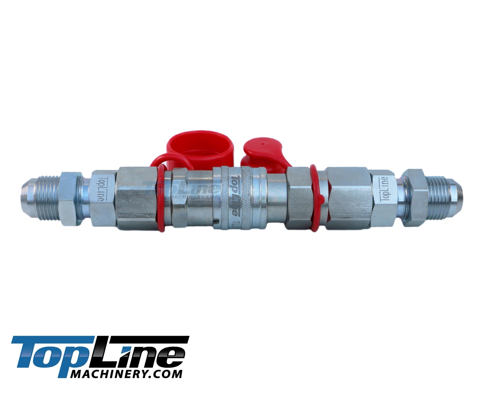 TL20 #8 JIC Bulkhead Flat Face Hydraulic Quick Connect Coupler Set 1/2 ISO 16028