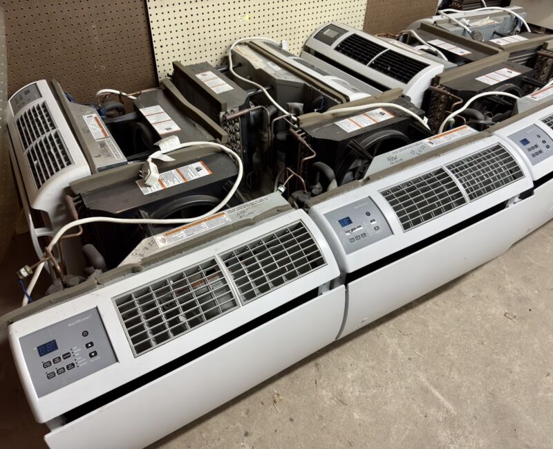 Group of 8 Friedrich Wallmaster Through The Wall Air Conditioning And Heat Units