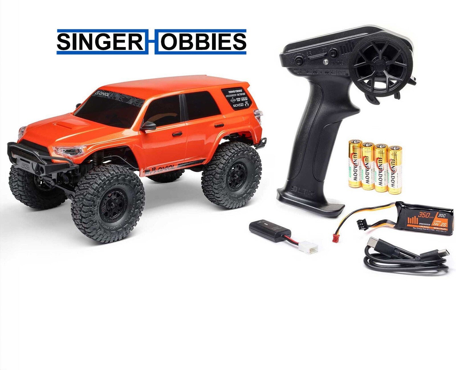 AXIAL AXI-2035T1 1/24 SCX24 Toyota 4Runner 4X4 RTR Brushed