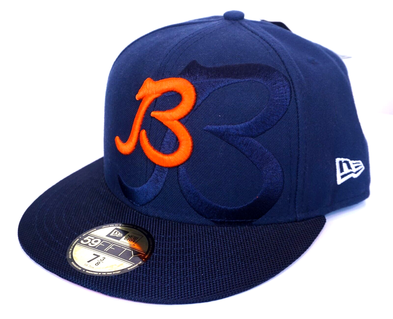 New Era Chicago Bears Orange B Logo 59FIFTY Cap 7 3/8 | eBay
