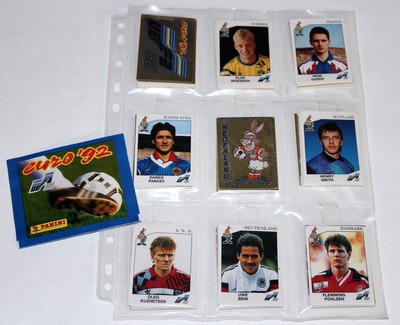 Panini EM EC Euro 92 1992 KOMPLETTSATZ COMPLETE SET ALLE 261 STICKER packet