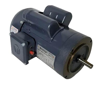 Techtop Electric Motor 1.5 HP 1800 Rpm 1-PH 115/208-230 Volt 56C Frame No Base