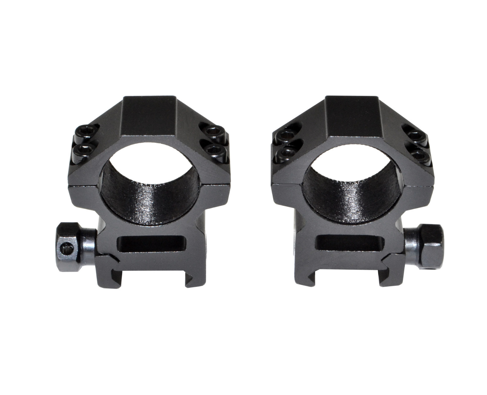 1 Inch Sniper 2 X 1 High Profile Scope Rings For Picatinny Rail - 4 ...