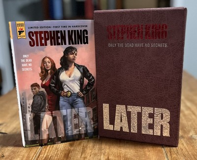 Signed Later by Stephen King - Lmtd Edition Hardcover & Slipcase - Titan Books
