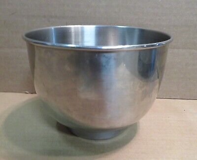 SMALL 6'' Vtg Sunbeam Mixmaster Mixer Stainless Steel Replacement Mixing Bowl