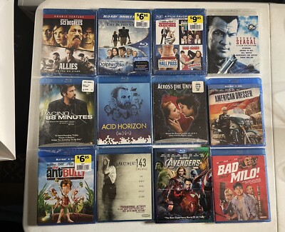 New and Sealed Blu-rays - Pick and Choose - Buy More and Save -Combined Shipping